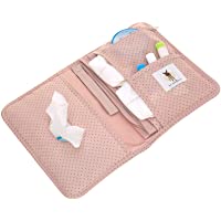 Los mejores  - LÄSSIG Bolsa para pañales con cambiador para viajar- Color rosado (Dots Rose)